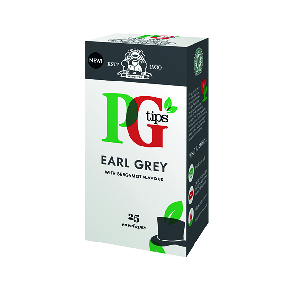 Tea PG Tips Earl Grey Envelope Tea Bags (25 Pack) 29013701