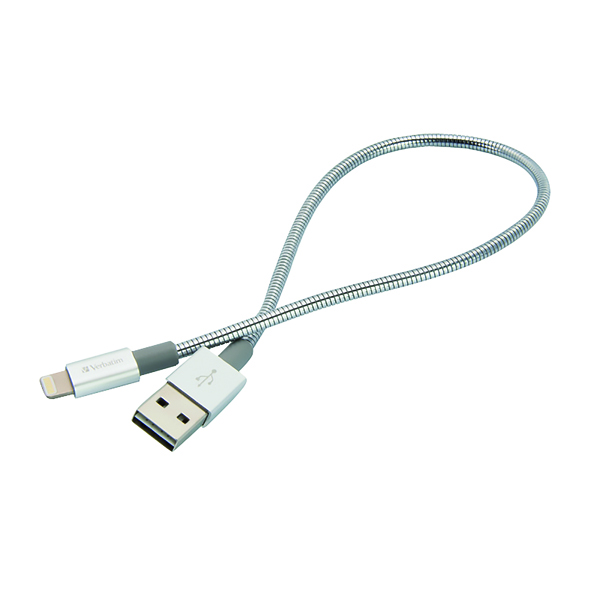 Verbatim Lightning Sync and Charge Cable 100cm Silver 48859
