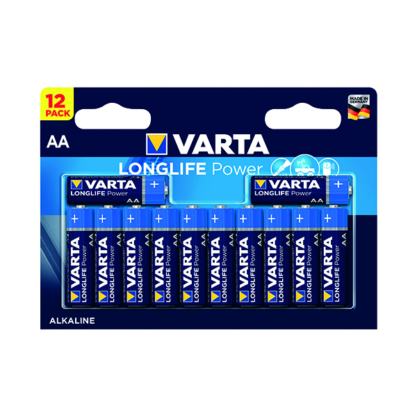 Varta AA Long life Battery Alkaline (12 Pack) 4906121482