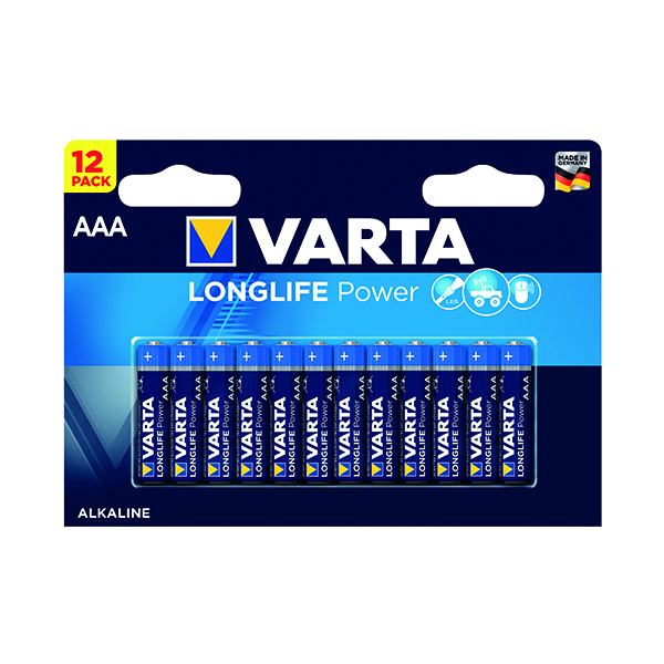 AAA Varta AAA High Energy Battery Alkaline (12 Pack) 4903121482