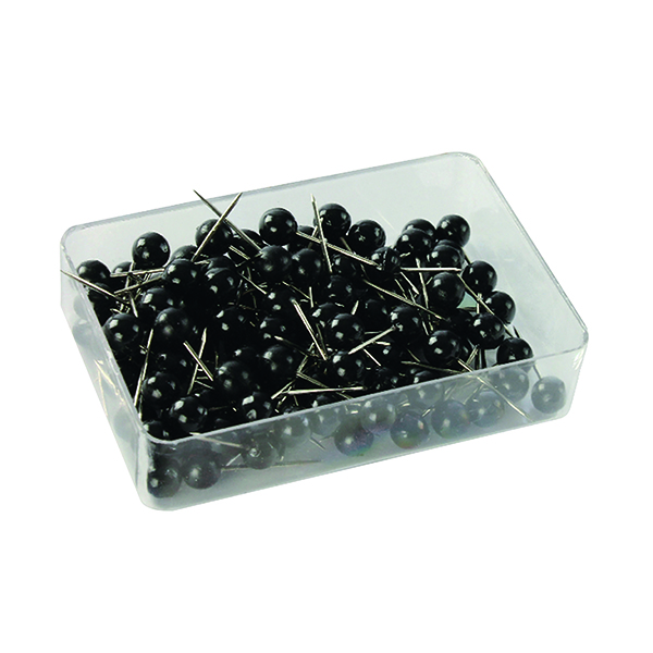 Map Pins Black (100 Pack) 26891