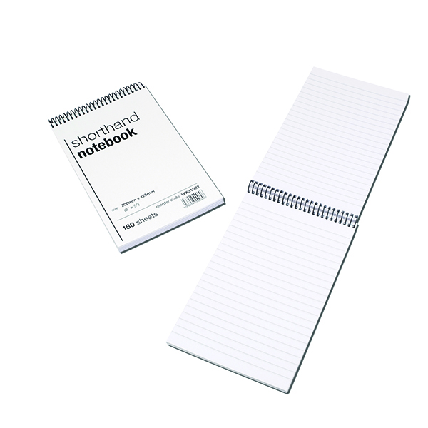 Spiral Shorthand Notebook 150 Leaf (10 Pack) WX31002